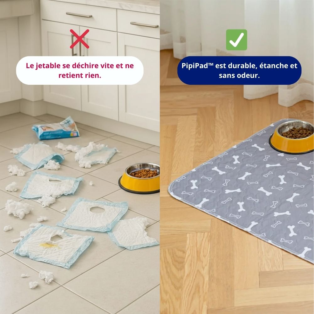 PipiPad™ - Le tapis propreté qui marche dès le jour 1